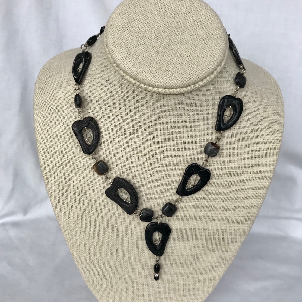 Black and Silver Necklace
